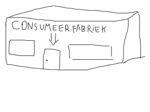 De politie verspreidde deze niets aan de verbeelding overlatende robotfoto van de vermiste supermarkt.