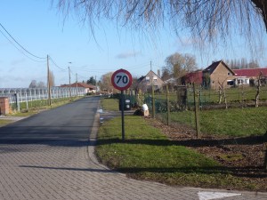 Verkeersbord dat duidt op de algemene inburgering van de elektrische fiets.